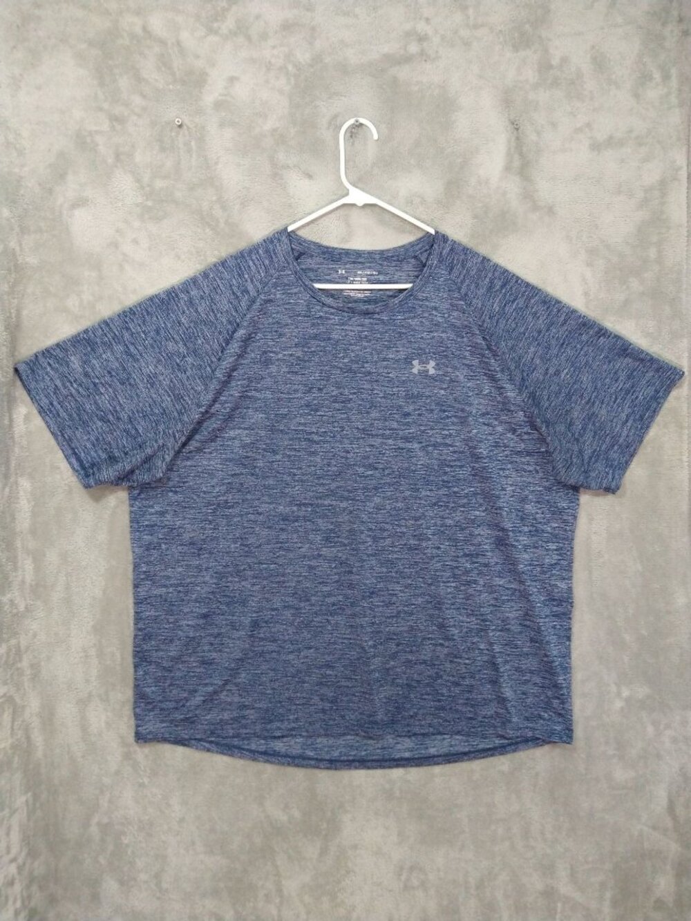 Under Armour Shirt Mens 4XL Blue UA Tech Tee Short Sleeve Pull Over Crew Neck